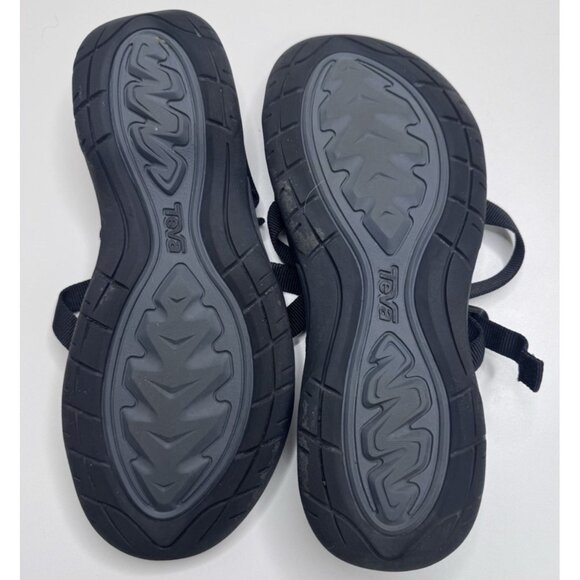 Teva Ascona Flip Flop Slide Sandals in Black Size 9 - Picture 7 of 7